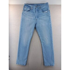 Levis 501 Jeans Womens Fits 31x30" Blue Light Wash